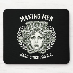 Medusa Making Men Hard Since 700 Bc Greek Funny Fe Mouse Mat