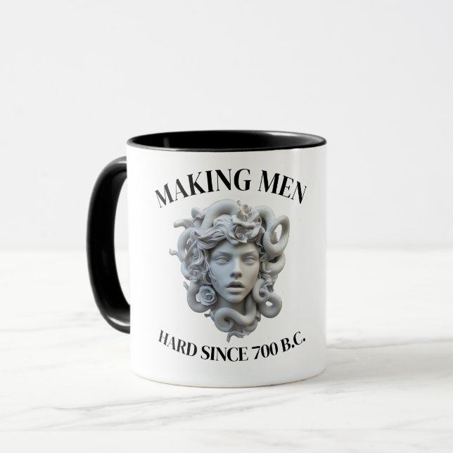 MEDUSA, MAKING MEN HARD SINCE 700 BC MUG (Front Left)