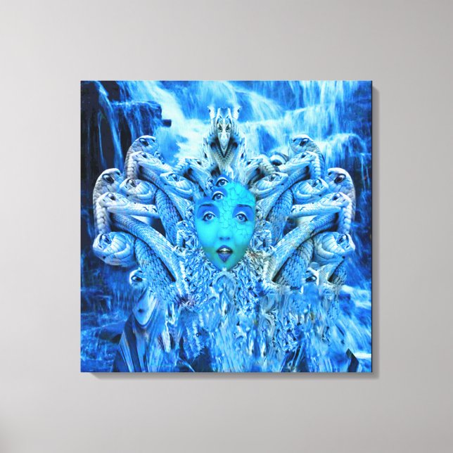 Medusa Metamorphosis Canvas Print (Front)