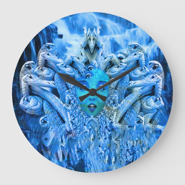 Medusa Metamorphosis Large Clock (Front)
