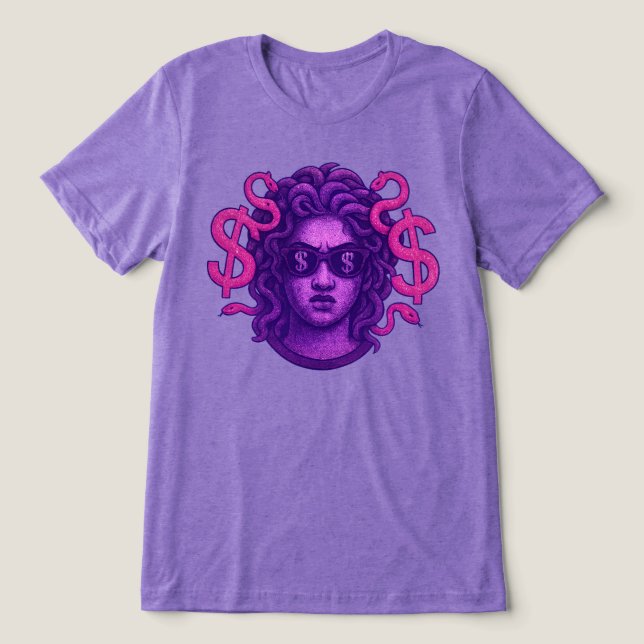 Medusa Money Tri-Blend Shirt (Design Front)