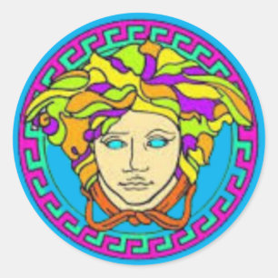 Medusa of South Beach Classic Round Sticker
