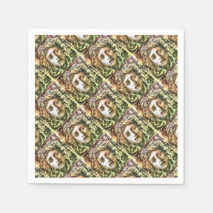 Medusa Portrait of a Gorgon Napkin