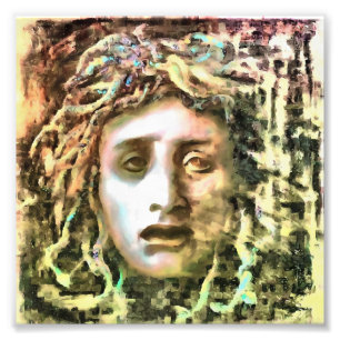 Medusa Portrait of a Gorgon Photo Print