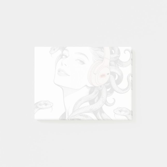 Medusa post it Notes- pose for the camera. Post-it Notes (Front)