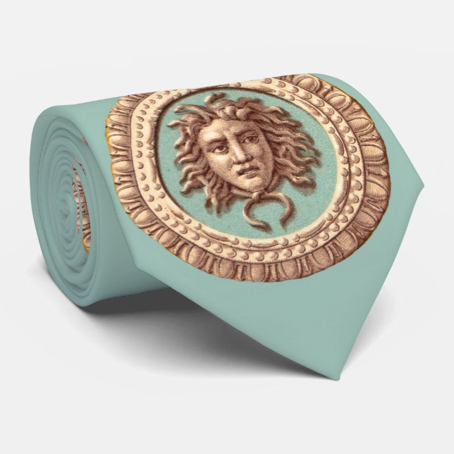 Medusa print  tie (Rolled)