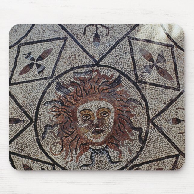 Medusa, Roman mosaic from the House of Orpheus Mouse Mat (Front)