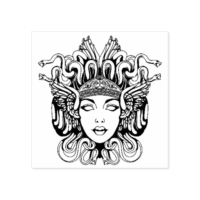 Medusa Rubber Stamp (Imprint)