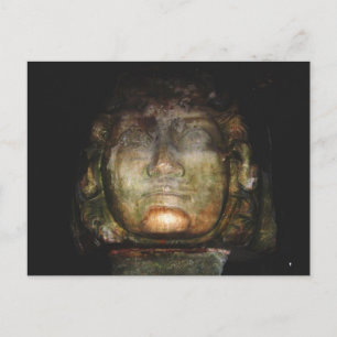 Medusa Sculpture Postcard