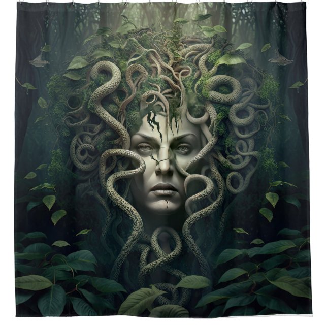 Medusa Shower Curtain (Front)