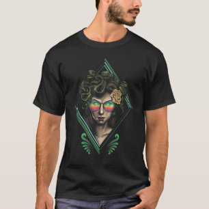 Medusa Snake Hair Psychedelic Greek Mythology Myth T-Shirt