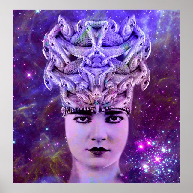 Medusa Snake Woman Poster (Front)