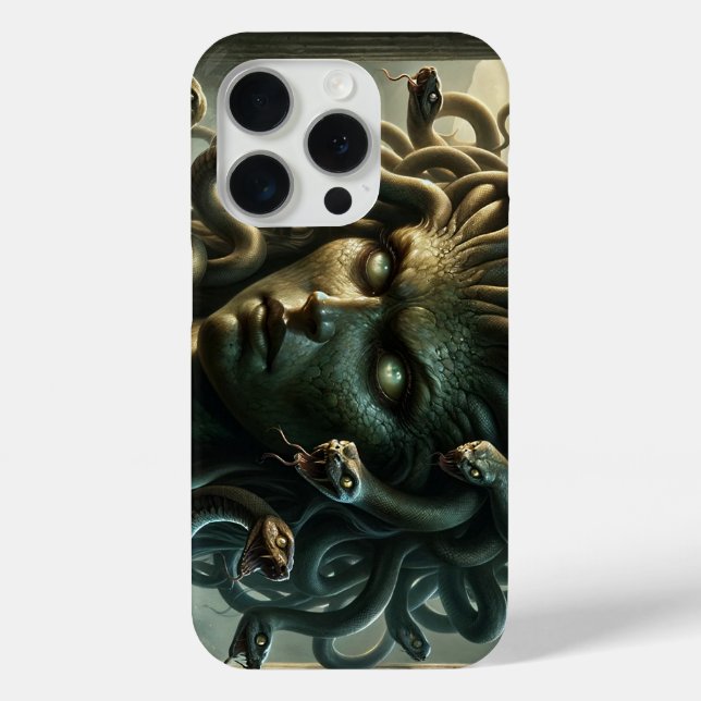 Medusa Stare of Death Head of Snakes Case-Mate iPhone Case (Back)