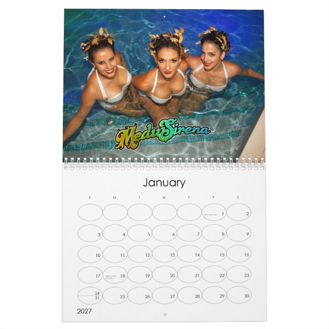 MeduSirena 2013 Calendar!! Calendar (Jan 2027)