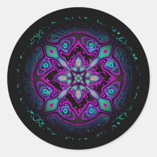 Meduza (medusa/jellyfish-like creature) classic round sticker