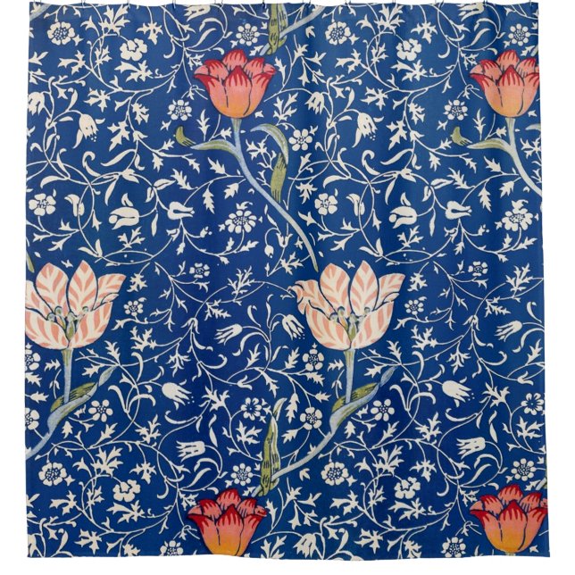 Medway Pattern (1885) By William Morris Shower Curtain (Front)