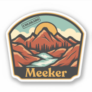 Meeker, Colorado Sticker
