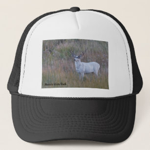 Meeker's White Deer 1 Trucker Hat