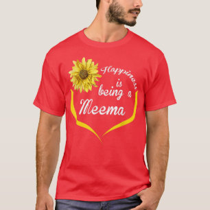 Meema Gift Happiness Is Being A Meema T-Shirt