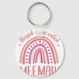 Meemaw S For Grandma Women Mothers Day Blessed Mee Key Ring