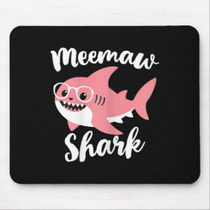 Meemaw Shark Mother's Day Grandma Funny Mee-maw Mouse Mat