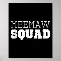 Meemaw Squad Cool Funny Mee-maw