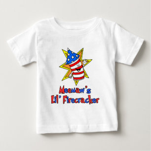 Meemaw's Little Firecracker Baby T-Shirt
