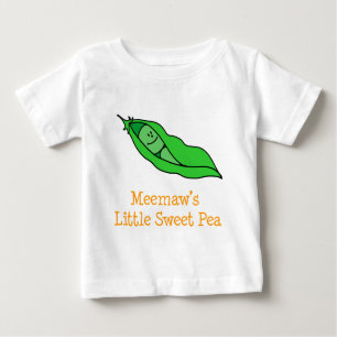 Meemaw's Little Sweet Pea Baby T-Shirt