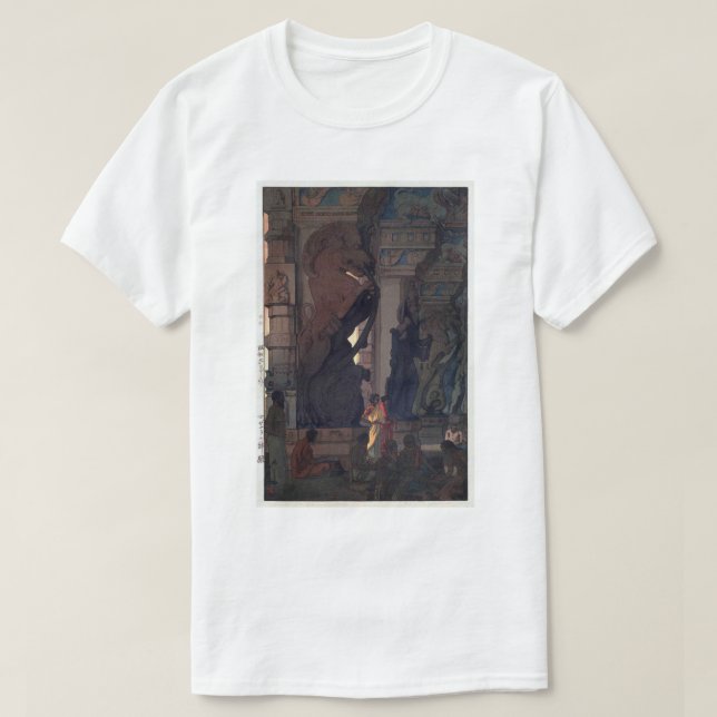 Meenakshi Temple in Madurai, Hiroshi Yoshida T-Shirt (Design Front)