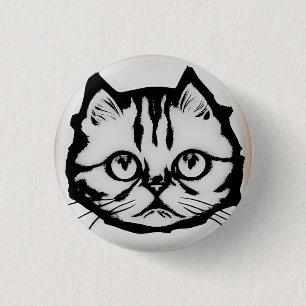 Meeow! 3 Cm Round Badge
