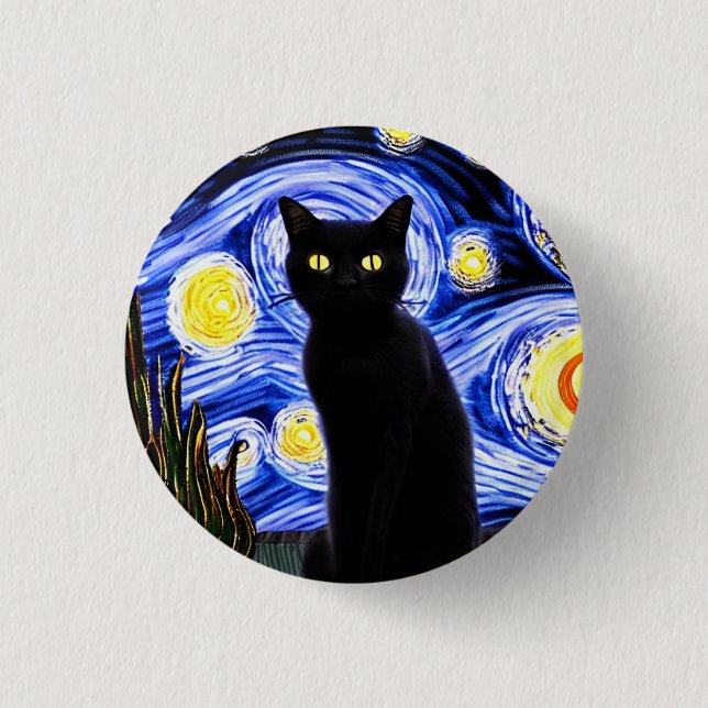 Meeow! 3 Cm Round Badge (Front)