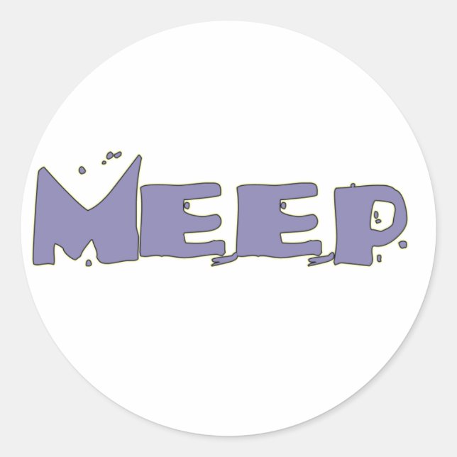 Meep Sticker (Front)