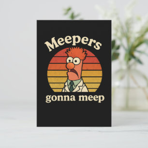 Meepers  gonna meep thank you card