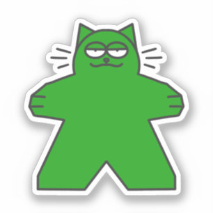 Meeple Cat Sticker