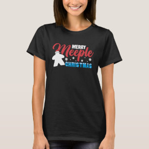 Meeple Christmas board game board gamer board game T-Shirt