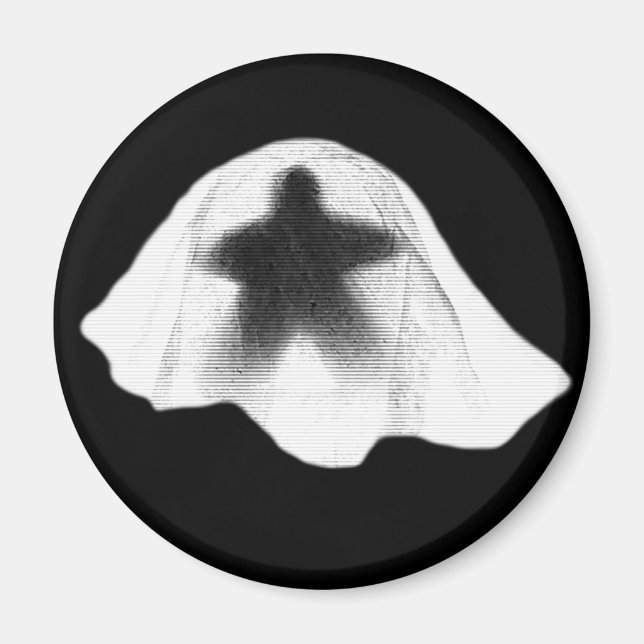 Meeple Ghost Magnet (Front)