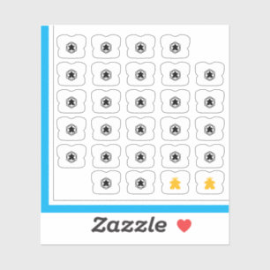 Meeple Tee Stickers - Anytime Meeple