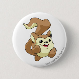 Meerca Brown 6 Cm Round Badge