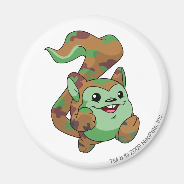 Meerca Camouflage Magnet (Front)