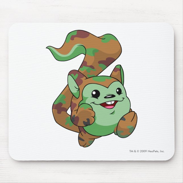 Meerca Camouflage Mouse Mat (Front)