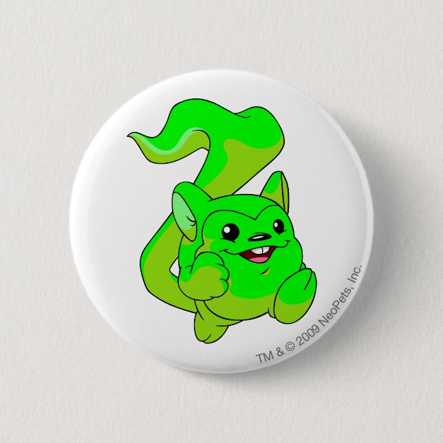 Meerca Glowing 6 Cm Round Badge (Front)