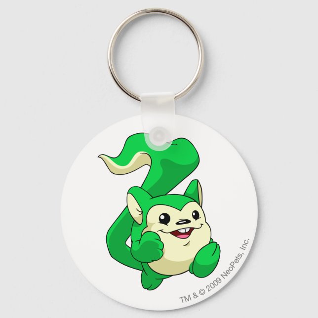 Meerca Green Key Ring (Front)