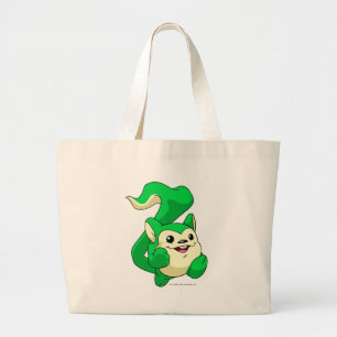 Meerca Green Large Tote Bag