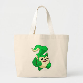 Meerca Green Large Tote Bag
