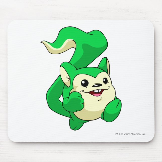Meerca Green Mouse Mat (Front)