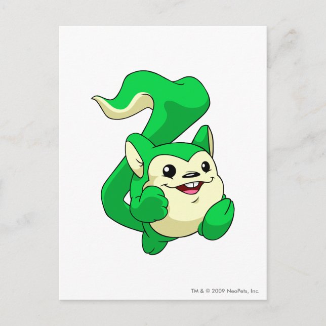Meerca Green Postcard (Front)