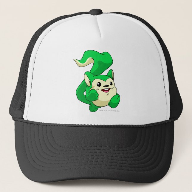 Meerca Green Trucker Hat (Front)