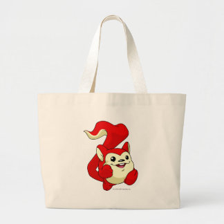Meerca Red Large Tote Bag