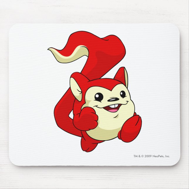 Meerca Red Mouse Mat (Front)
