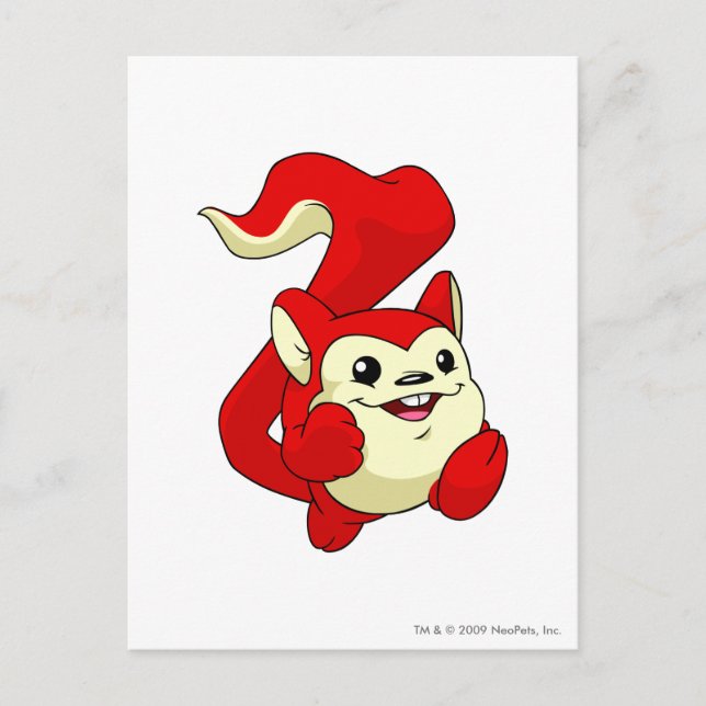 Meerca Red Postcard (Front)